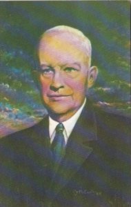 Dwight D Eisenhower Oil Painting by Charles J McCarthy