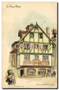 Old Postcard Old Paris House of Nicolas Flamel