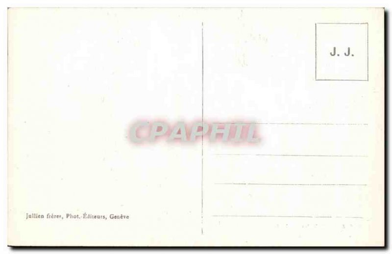 Old Postcard Aix les Bains and Mont Revard