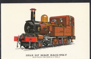 Railways Postcard - Isle of Man Railway -Beyer Peacock Tank Engine No.8 - RS1959