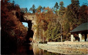 Natural Bridge Virginia Scenic National Landmark Front View Chrome Postcard 