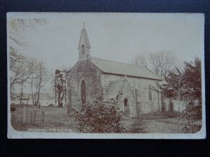 Wales Carmarthen CILYMAENLLWYD Old Parish Church - Old RP Postcard by Excelsior