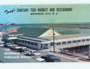 Unused Pre-1980 SANITARY FISH MARKET RESTAURANT Morehead City NC s0520@