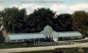 Green House, Central Park - Davenport, Iowa IA