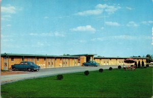 Vtg Syracuse New York NY Town Country Court Motel 1950s Unused Postcard