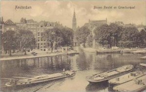 Netherlands Amsterdam Binnen Amstel en Groenburgwal 1910