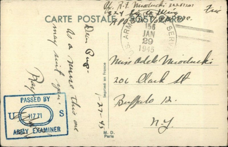 French Military Sick Soldier Pretty Nurses Bed Pan Comic Postcard