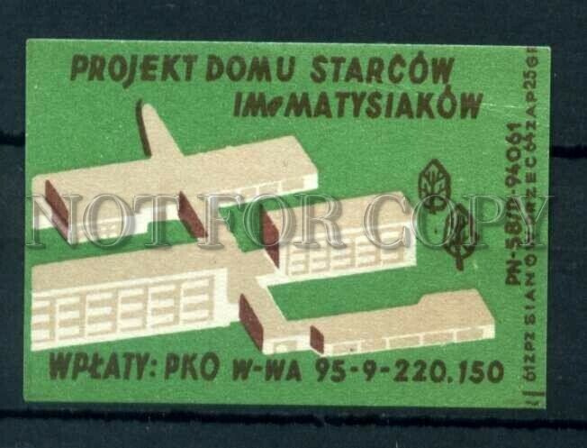 500793 POLAND Matysiakow Vintage match label