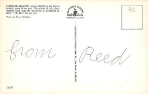 Stanford Stadium CA, USA Stadium, Misc. Writing on Back 