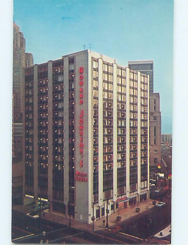 Unused Pre-1980 HOWARD JOHNSON HOTEL Detroit Michigan MI c1517-12