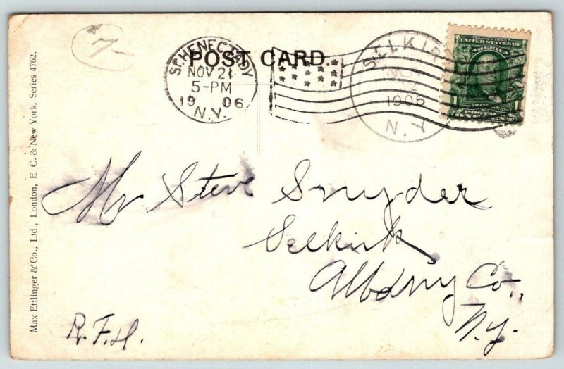 Comic Humor  Visiting the Museum  Postcard