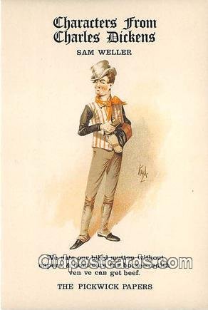 Reproductions - Characters from Charles Dickens Sam Weller, Pickwick Papers U...