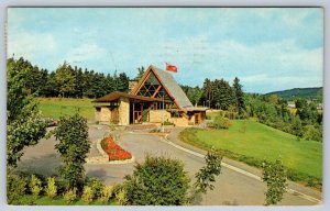 Alexander Graham Bell Museum, Baddeck, Cape Breton NS, Vintage 1966 Postcard