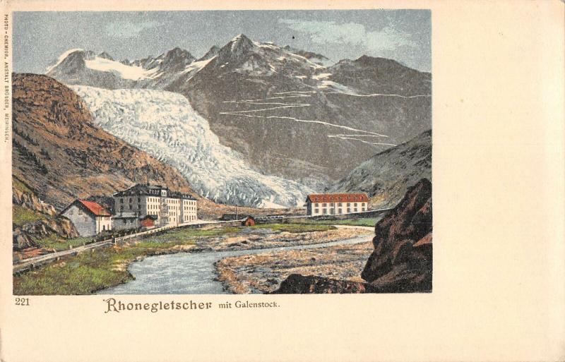 us505 rhonegletscher mit galenstock  switzerland