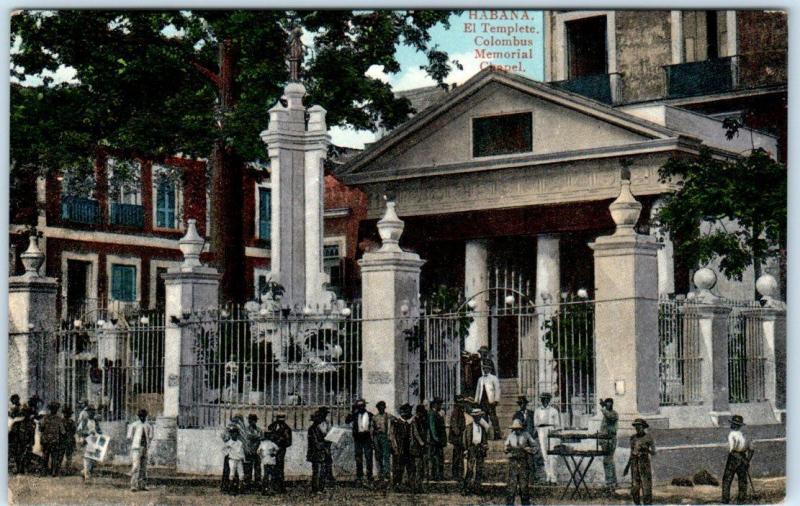 HAVANA, CUBA   El Templete COLUMBUS MEMORIAL CHAPEL Church ca 1910s   Postcard