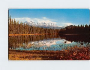 Postcard Three Sisters And Scott Lake, Oregon