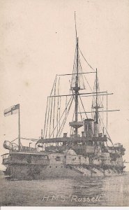 HMS Russell, British War Ship, 1903- WWI, Royal Navy, Sunk 1915, Battleship