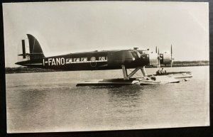 Mint Netherlands Real Picture Postcard Ala Littoria Seaplane Cant Z 506