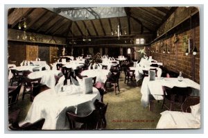 Vintage 1909 Advertising Postcard Silver Grill Dining Room Spokane Washington