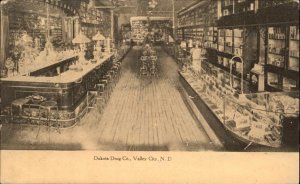 Valley City ND Dakota Drug Co Store Drugstore c1910 Postcard