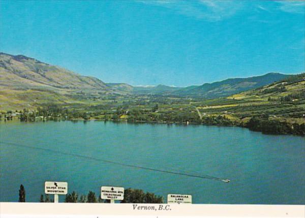 Canada Vernon Lookout Point Across Kalamalka Lake