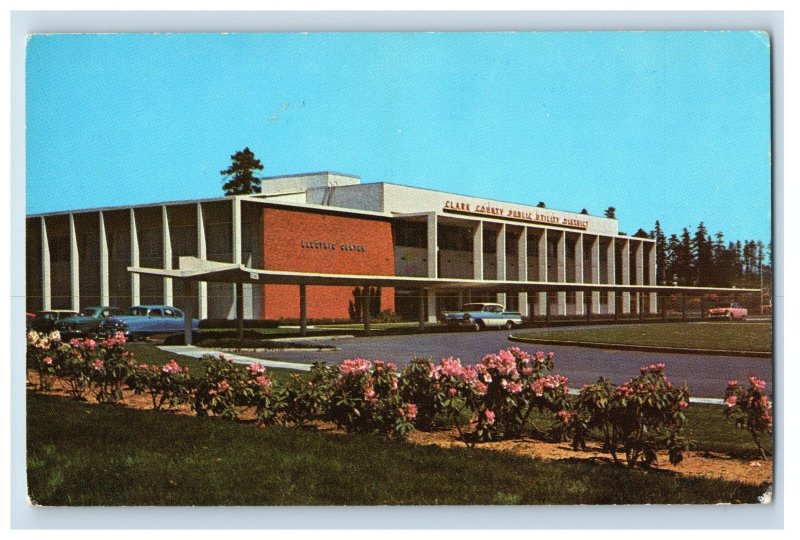 Vintage Rhododendrons, Vancouver, WA. Postcard P7E