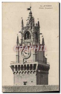 Postcard Old Avignon Tower Jacquemart