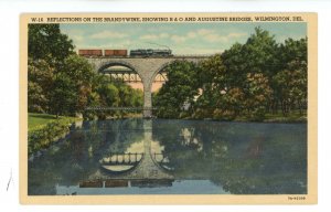 DE - Wilmington. B & O Bridge & Augustine Bridge Over Brandywine ca 1937