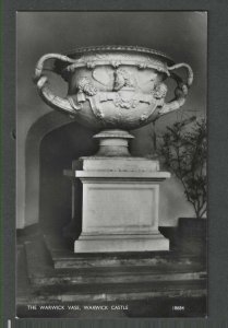 Real Photo Post Card The Warwick Massive Vase Found In 1770 & Presumed Created--