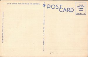 Vtg Little Rock Arkansas AR Pulaski County Court House 1930s Linen Postcard