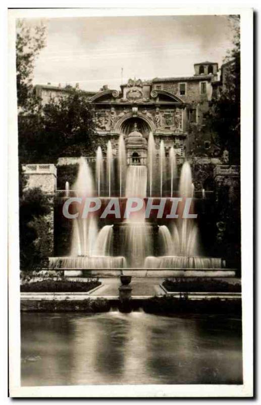 Old Postcard Tivoli Villa D Esta Ponte Della Organo