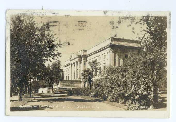 RP Museum in Battlefield Park Quebec Canada 1947