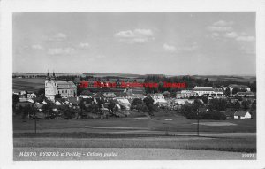 Czech Republic, Mesto Bystre, RPPC, Celkovy Pohled, Photo No 22971