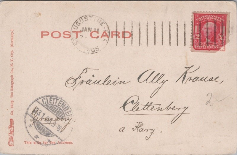 The Plaza St Augustine Florida Vintage Postcard C114