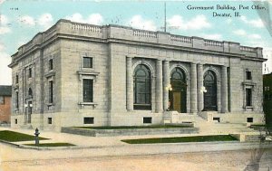 IL, Decatur, Illinois, Government Building, Post Office, D'or No 14136