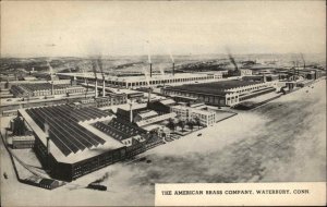 Waterbury Connecticut CT American Brass Co Factory Vintage Postcard