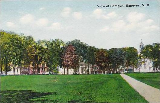 New Hampshire Hanover View Of Campus