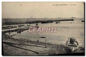 Old Postcard Saline d & # 39Hyeres The bay