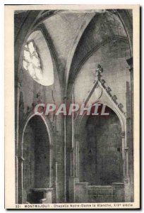 Old Postcard Montmajor Notre Dame Vlanche the XIV century