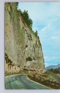 Cliff Near Tower Falls, Yellowstone National Park, Wyoming, Vintage Postcard