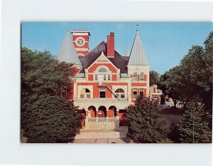 Postcard Green County Court House, Monroe, Wisconsin