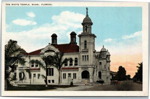 The White Temple Miami  Florida postcard