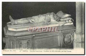 Old Postcard Dreux Chapelle Saint Louis Tomb of the Duke of Aumale