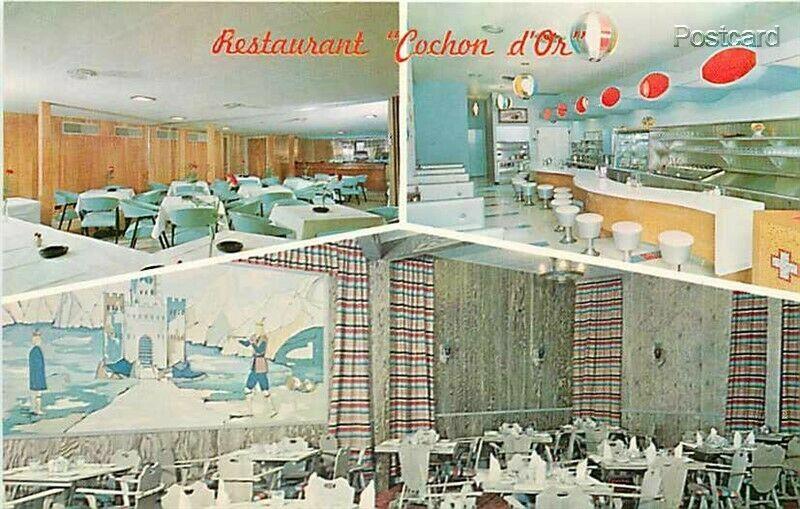 Canada, Quebec, Hull, Restaurant Cochon, Multi View, Dexter Press No. 60180-B