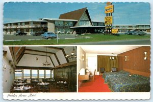 ASHLAND, Wisconsin WI ~ Roadside HOLIDAY HOUSE MOTEL Coffee Shop 4x6 Postcard