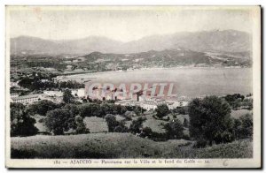 Corsica - Corsica - Ajaccio - Panorama of the City and the Gulf of background...