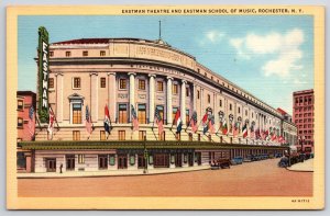 Eastman Theater And Eastman School Of Music Rochester New York NY Postcard