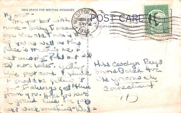 Episcopal Church Avon, New York Postcard