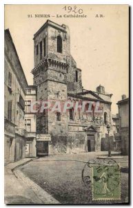 Postcard Old Nimes La Cathedrale