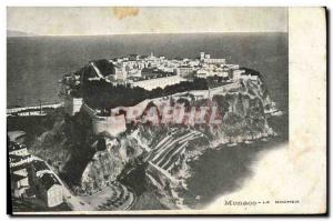 Old Postcard Monaco Rocher